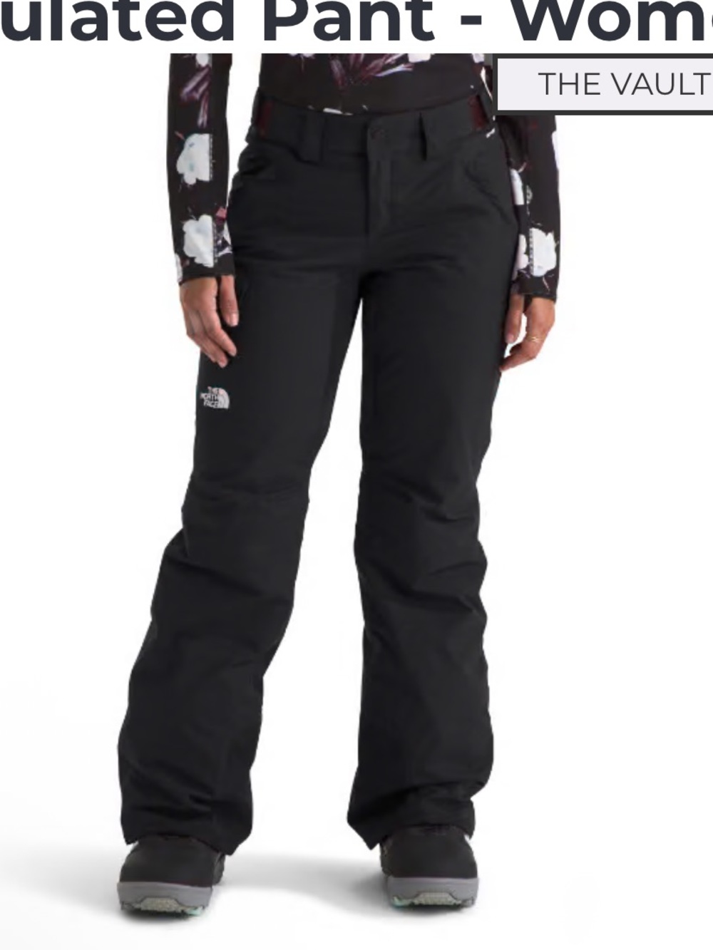 The North Face Black Waterproof Ski Pants